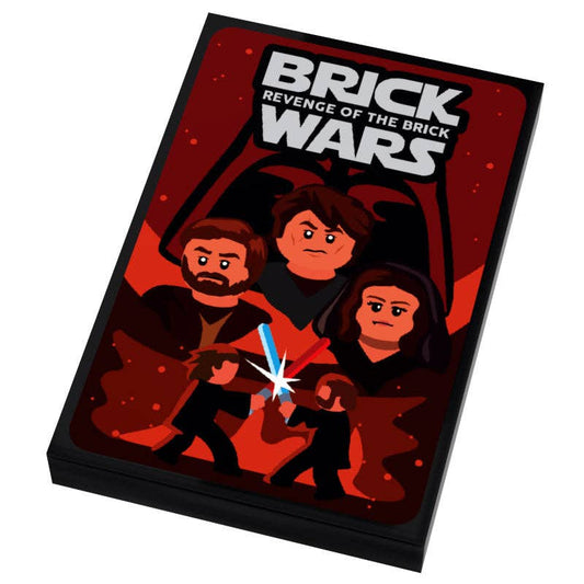B3 Customs - Brick Wars: Revenge of the Brick (EP. 3) Movie Tile Cover (2x3 Tile) made using LEGO part - B3 Customs (Copy)