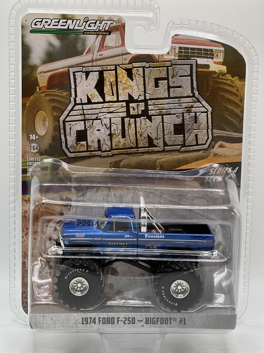 Greenlight Kings of Crunch - 1974 Ford F-250 Bigfoot #1 (Clean version w/66 tires)