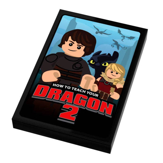 B3 Customs - How To Teach A Dragon II Movie Cover (2x3 Tile)