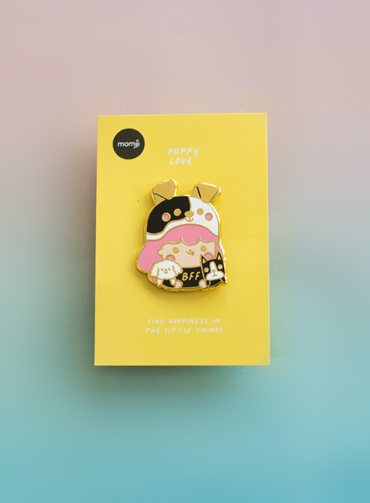 Momiji - Puppy Love Pin