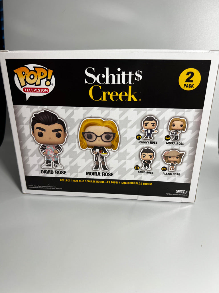 Funko Pop! TV - Schitt's Creek - David Rose & Moira Rose "Fold in the Cheese" (Target Con 2021 Exclusive)