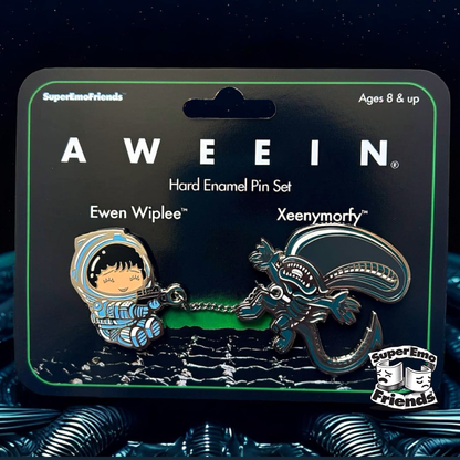SuperEmoFriends - Aweein Enamel Pin Set