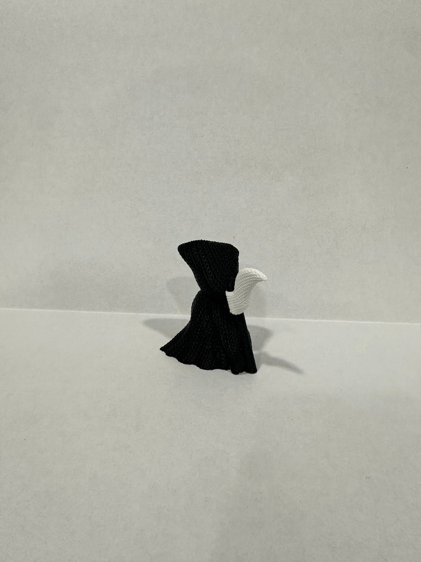 Grim Reaper 3D Printed Knitted Figurine (3" figure) - by Upstate Design Decor