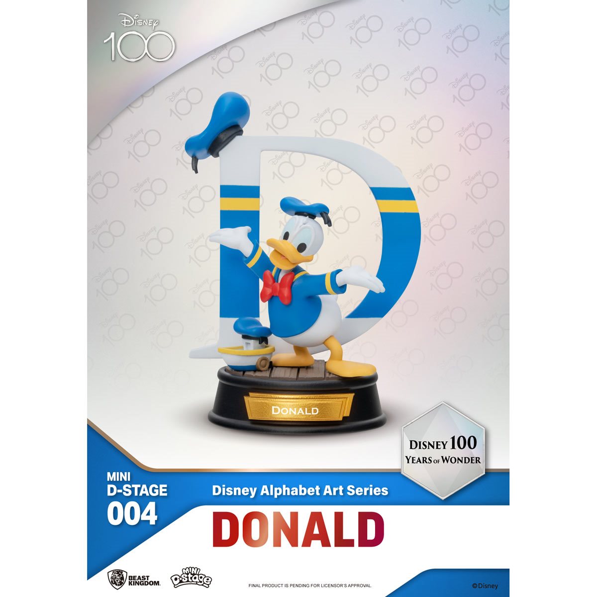 Disney 100 Years of Wonder Mini D-Stage Disney Alphabet Art (Blind Box Case of 6)