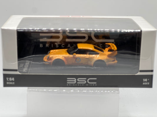BSC Briscale Micro - Porsche RWB964 (Yellow 70th Anniversary Edition)