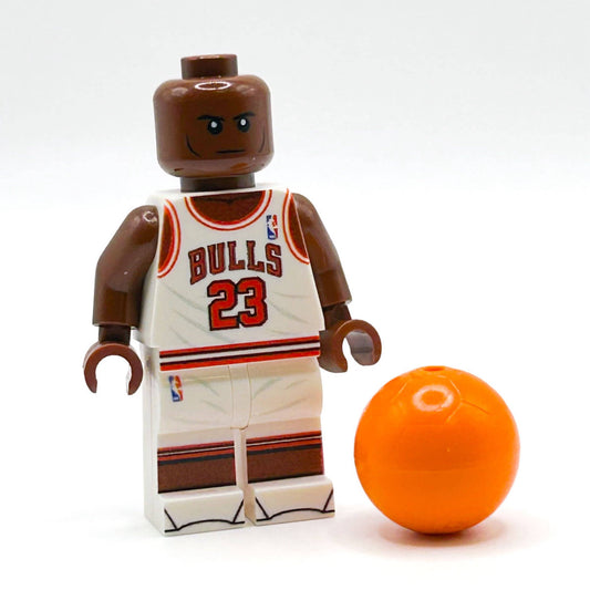 B3 Customs - MJ #23 (White Jersey) Basketball Player Minifig