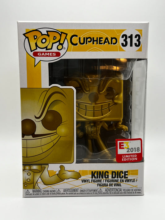 ¡Funko Pop! Juegos - King Dice *Gold* (Cuphead) E3 2018 Edición limitada