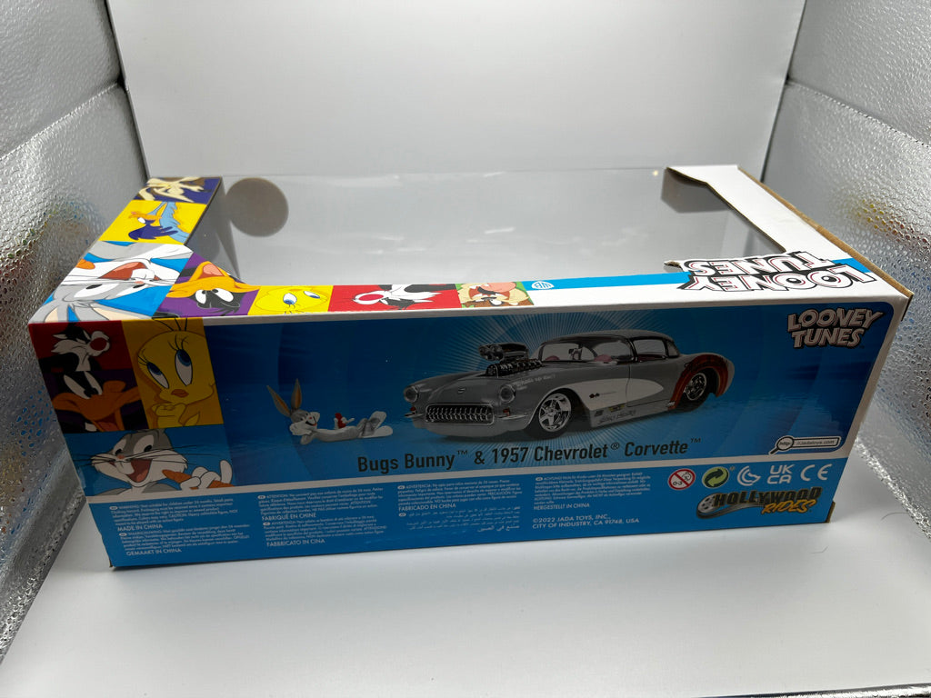 Looney Tunes - Bugs Bunny & 1957 Chevrolet Corvette from Jada