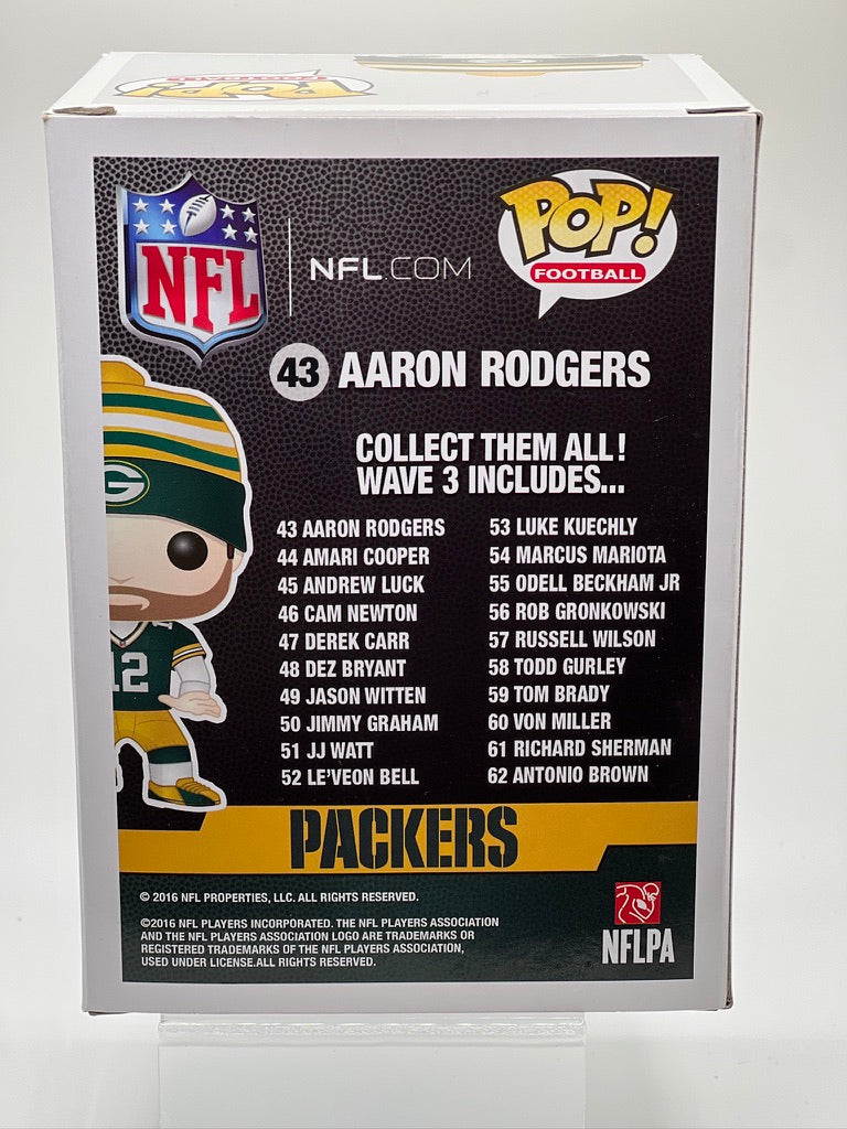 Funko Pop! Football - Packers - Aaron Rodgers (Green/yellow)