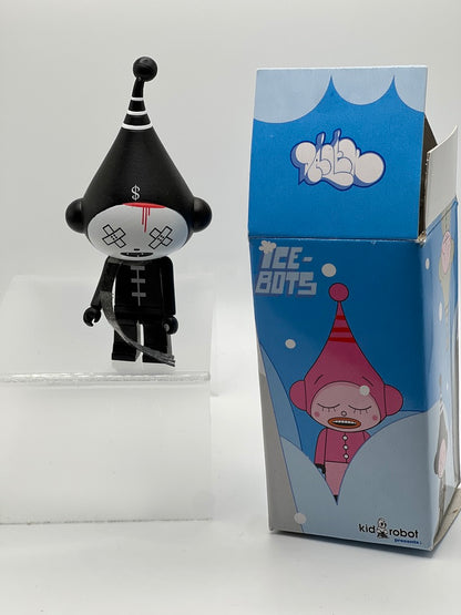 Kidrobot Ice-Bots by Dalek - Black Cross Eyes (1/25)