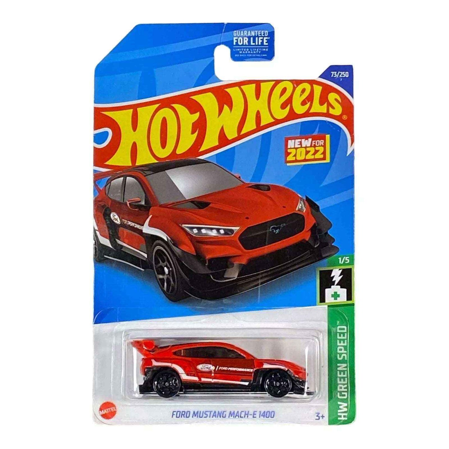 Hot Wheels Ford Mustang Mach-E 1400 - Green Speed Series 1/5