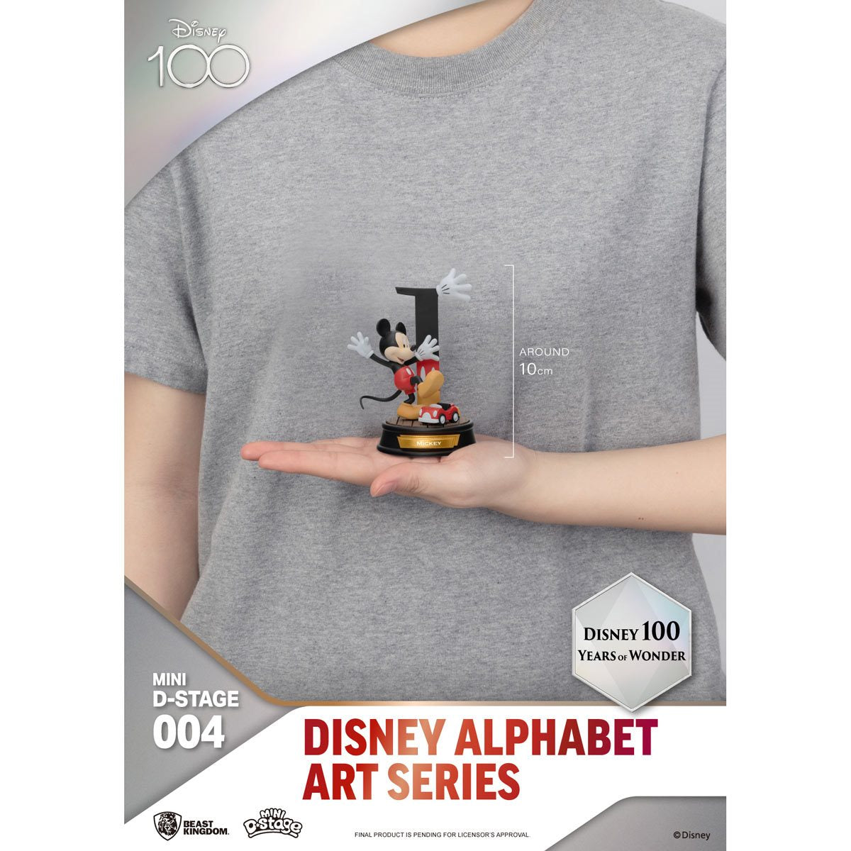 Disney 100 Years of Wonder Mini D-Stage Disney Alphabet Art (Blind Box Case of 6)
