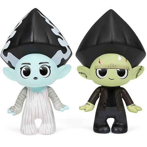 Kidrobot Frankenstein and Bride of Frankenstein Trollify Mash-Up 5-Inch Vinyl Figure 2-Pack
