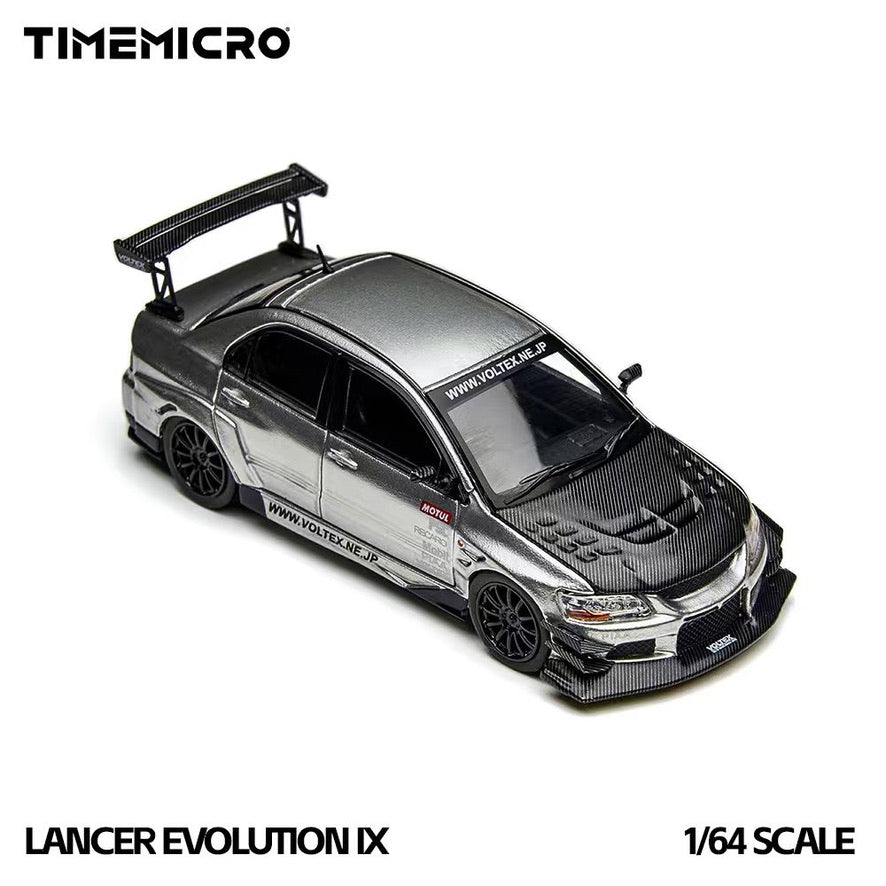 (PREORDER) Time Micro Mitsubishi Lancer Evolution EVO 9 (Silver)