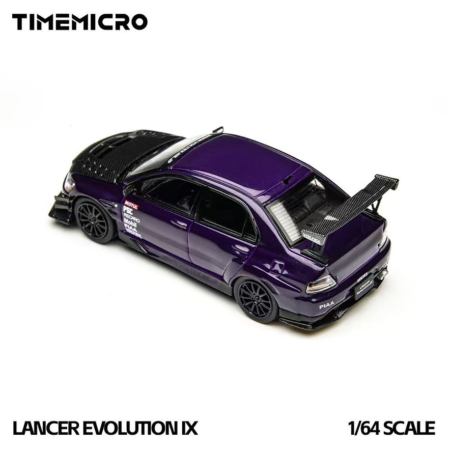 (PREORDER) Time Micro Mitsubishi Lancer EVO IX (Metallic Purple)