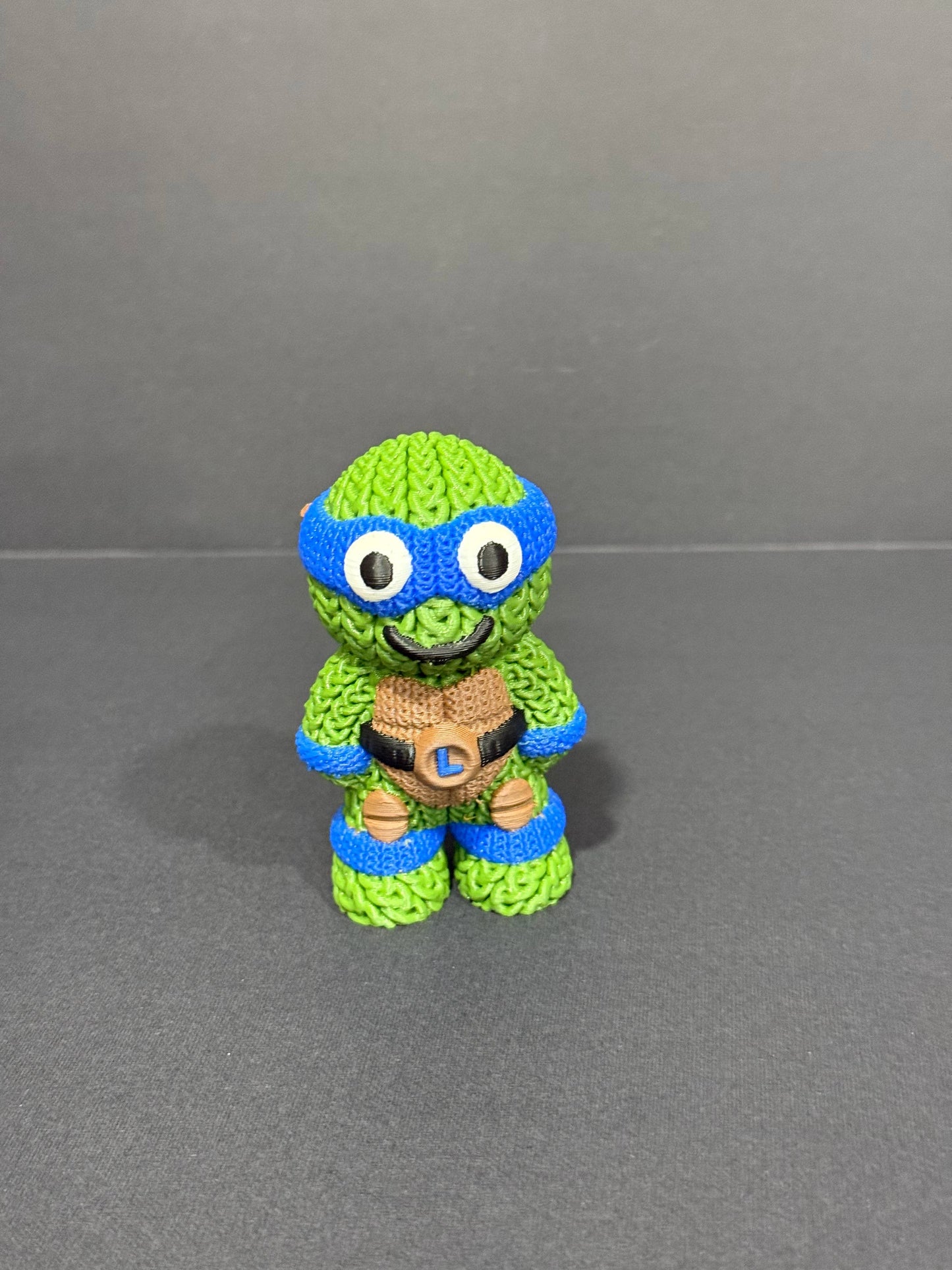 Teenage Mutant Knitted Turtles (Complete Set - 3" figures) - by Upstate Design Decor