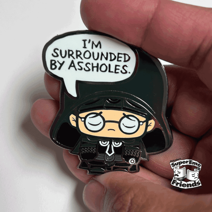 SuperEmoFriends - SuperEmoHelmy Enamel Pin
