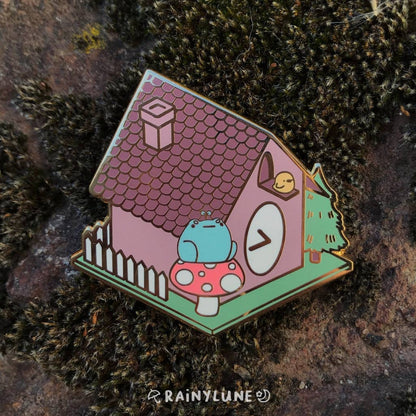 Rainylune Collectible Pin - Clock Sprout Pin