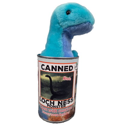 Canned Loch Ness Monster | Stuffed Plush | Funny Jokes: Pop Top Lid