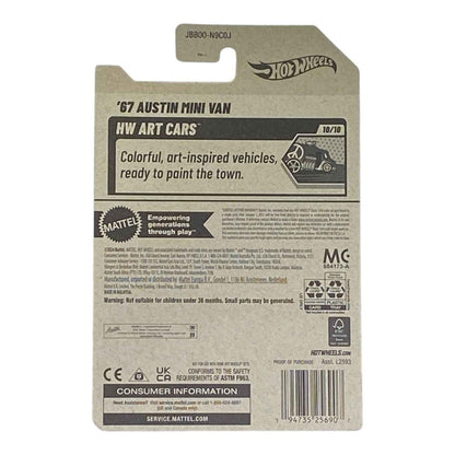 Hot Wheels '67 Austin Mini Van - HW Art cars Series 10/10