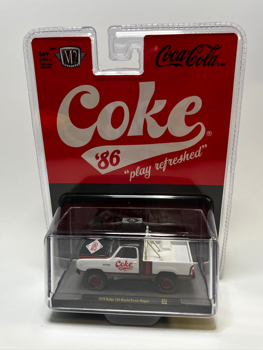 M2 Machines Coca-Cola - 1979 Dodge 150 Macho Power Wagon (Coke)