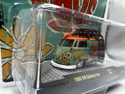 M2 Machines - 1960 Volkswagen Delivery Peace & Love (Weathered)  – Mijo Exclusives