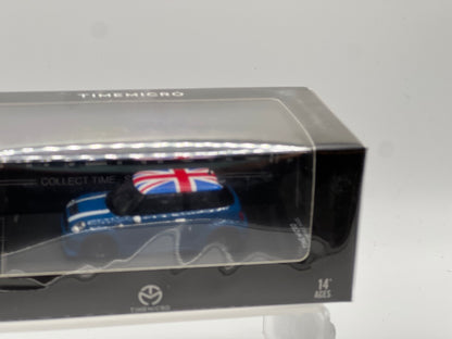 TimeMicro LBWK Mini Cooper (Blue/British Flag)
