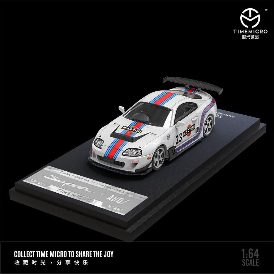 TimeMicro Toyota Supra A80Z (Martini Livery-no figure)
