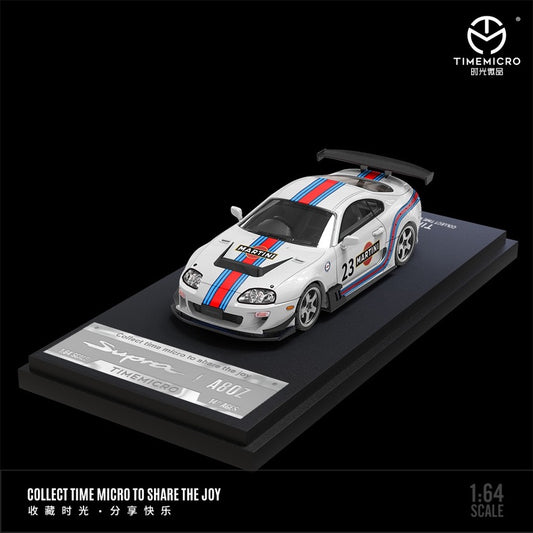 TimeMicro Toyota Supra A80Z (Martini Livery-no figure)