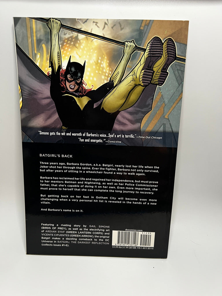 Batgirl Vol 1: The Darkest Reflection (New 52) - Paperback