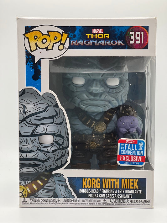 Funko Pop! Marvel - Korg with Miek (2018 Fall Convention Exclusive) #391
