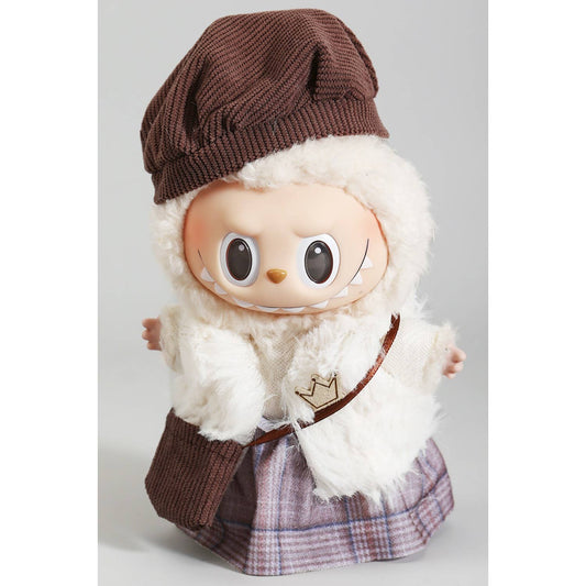 Labubu Four Piece Outfit (Brown/White/Pink)
