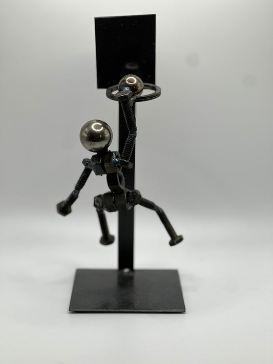 Spare Parts Welded Sculpture - Basketball/Slam Dunk
