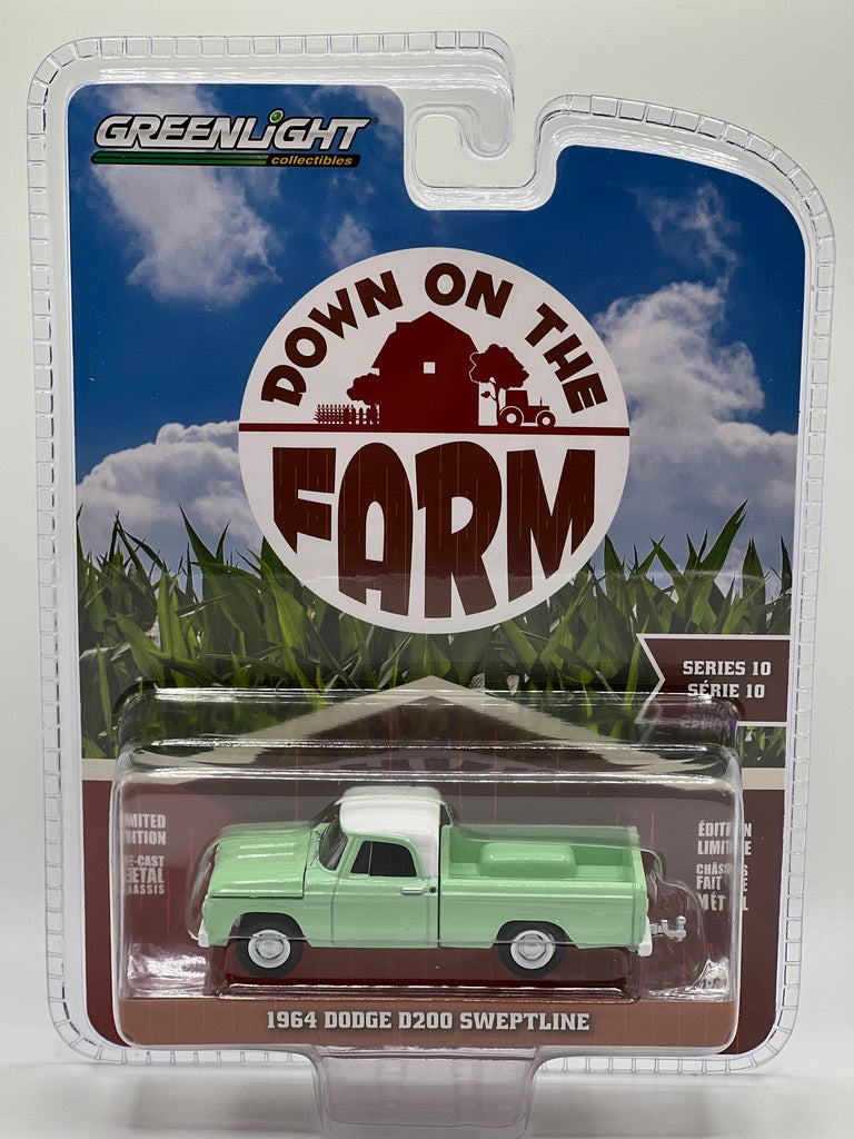 Greenlight - Down on the Farm - GMC Sierra Classic K2500 1985 en argent et bleu nuit