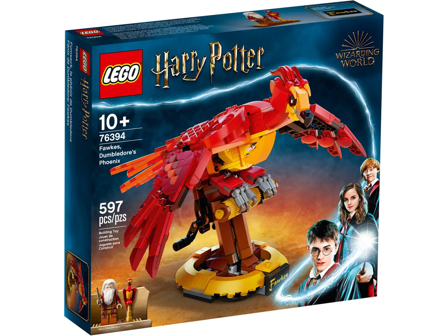 LEGO Harry Potter Wizarding World - Fawkes, Dumbledore's Phoenix (76394) RETIRED