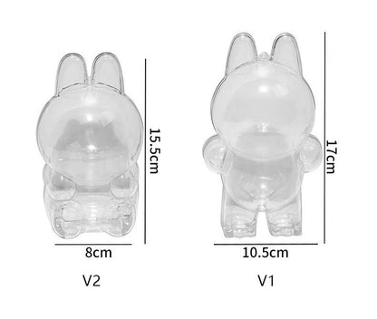 Labubu Toy Cover - Clear Display Protective Case LABUBU V1 (Standing)