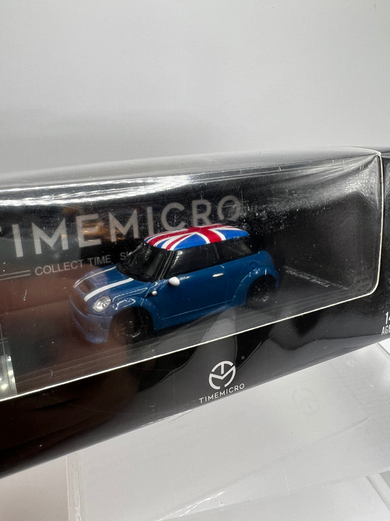 TimeMicro LBWK Mini Cooper (Blue/British Flag)