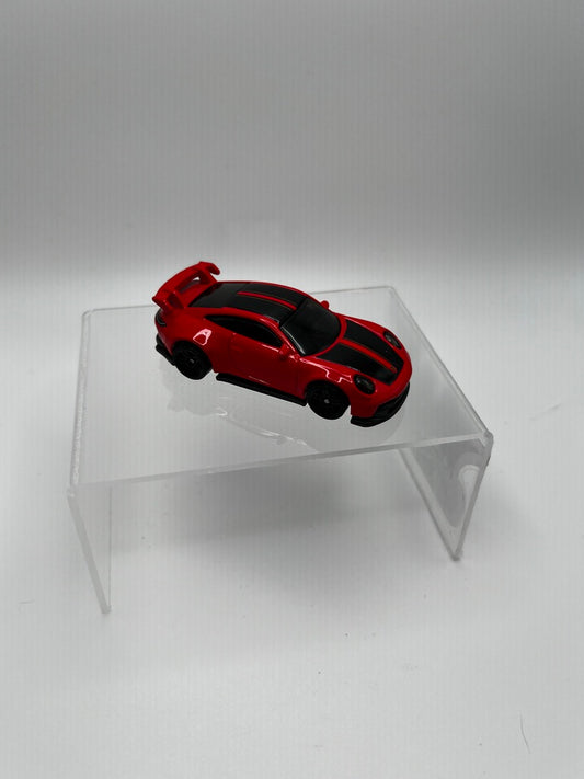 Hot Wheels Exotics Porsche 911 GT3 RS (Red/Black) Unspun