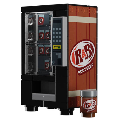 B3 Customs® - R&amp;B Root Beer - Distributeur automatique de soda LEGO personnalisé