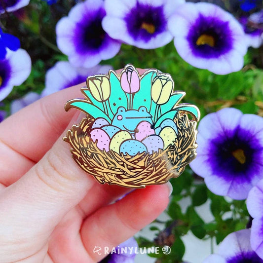 Rainylune Collectible Pin - Easter Nest Pin