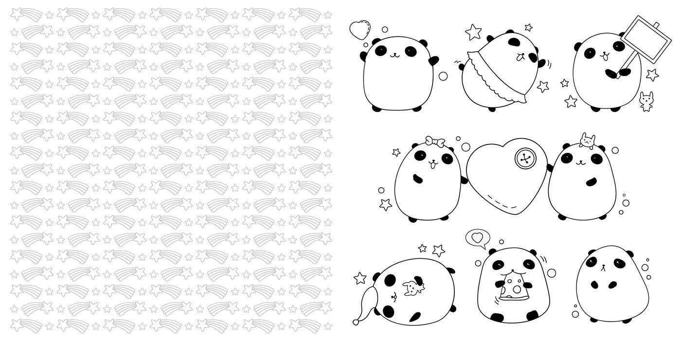 Union Square & Co. - I Heart Kawaii Coloring Book