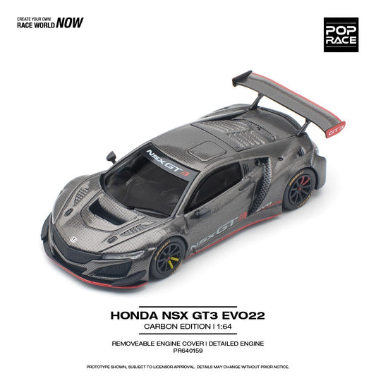 (PREORDER) Pop Race Honda NSX GT3 EVO22 (Carbon Edition)