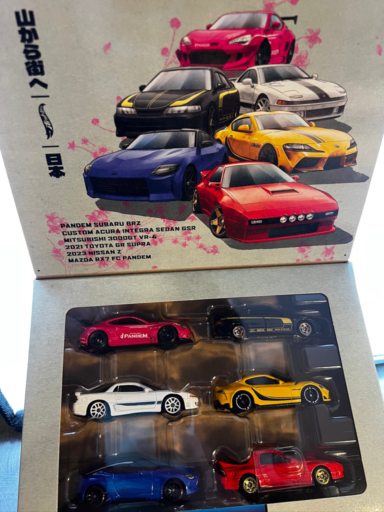 Hot Wheels Streets of Japan Car Culture (6 voitures multi-pack)