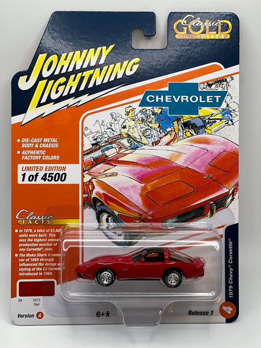 Johnny Lightning Classic Gold - 1979 Chevy Corvette (red)