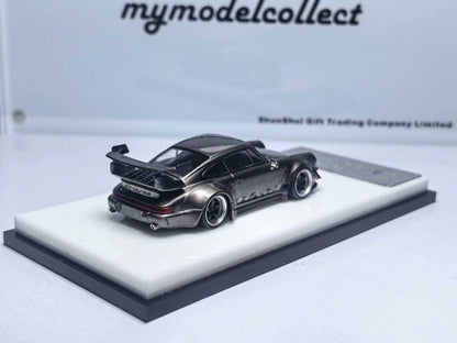 My Model Collect Porsche RWB 964 High Wing (Chrome Pearl Grey)