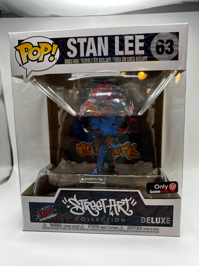 Funko Pop! Marvel-Stan Lee (Street Art) Game Stop Exclusif