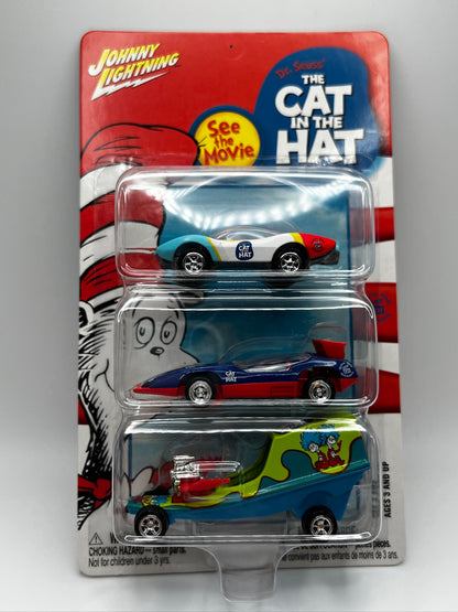 Johnny Lightning Cat in the Hat (ensemble de 3 voitures) 