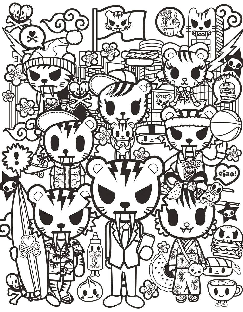 Union Square & Co. - Tokidoki Coloring Party Coloring Book