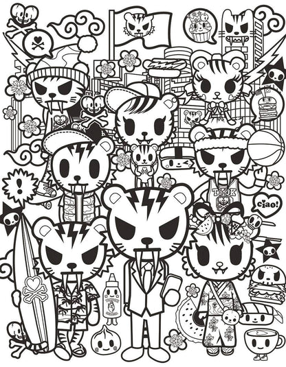 Union Square & Co. - Tokidoki Coloring Party Coloring Book