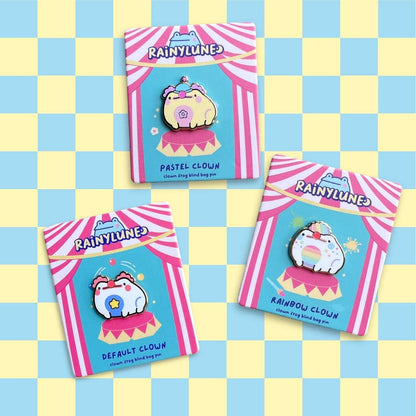 Rainylune Collectible Pin - Clown Frog Blind Bag Pins